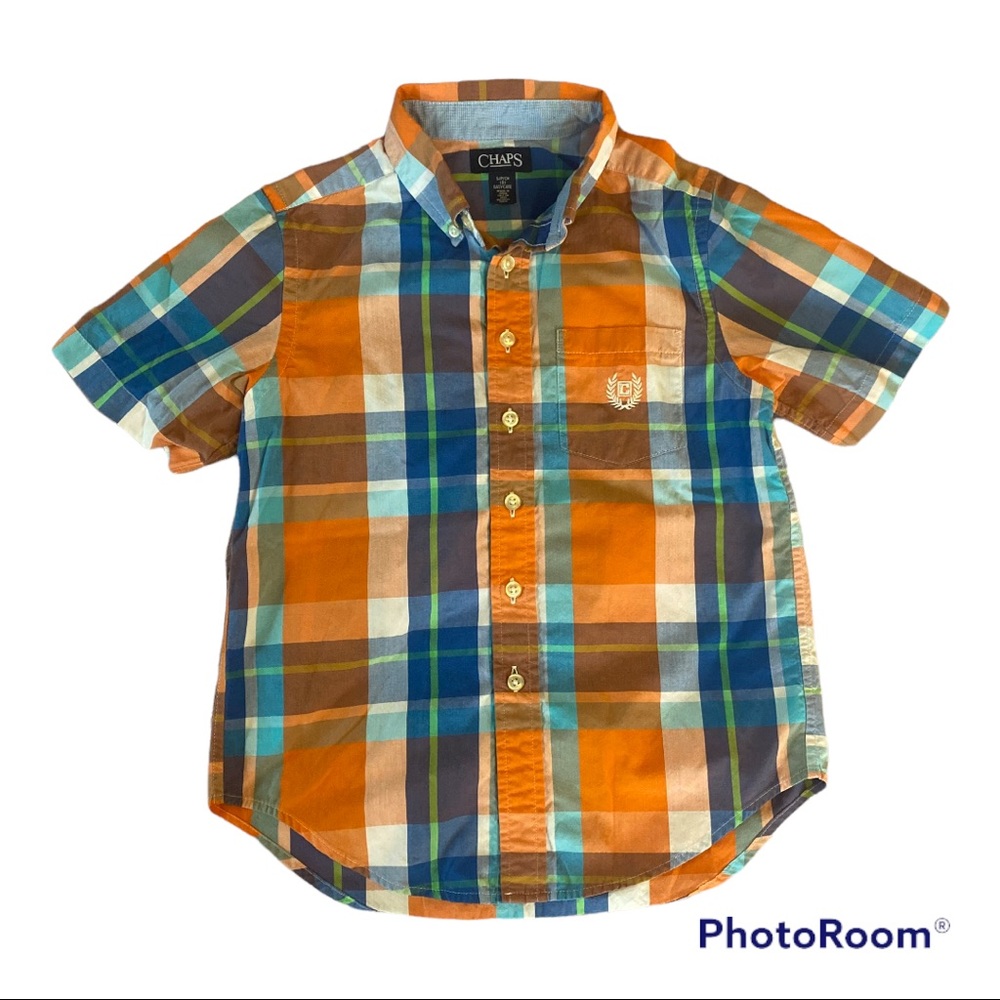 Boys’ Chaps Short Sleeved Button Down